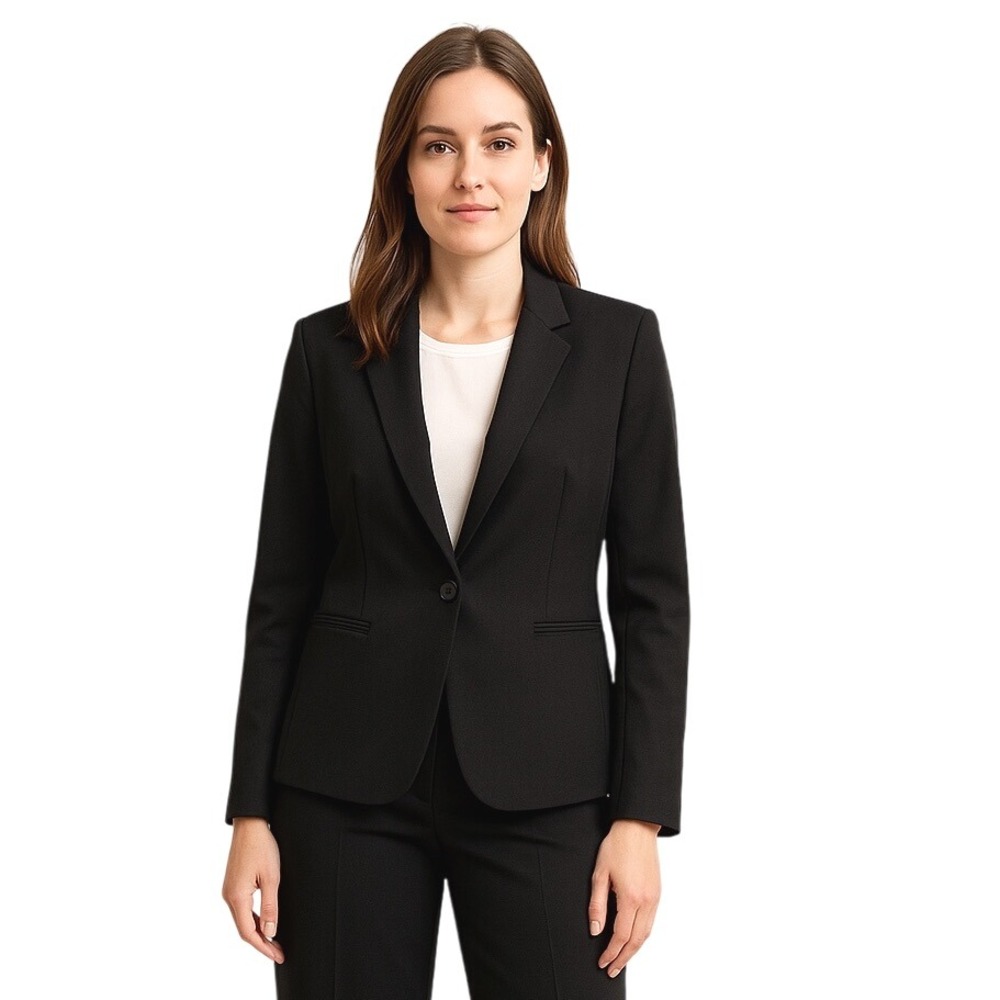 The Limited Black Collection Blazer 6 Two Button Jacket Dark Academia Chic 92-13